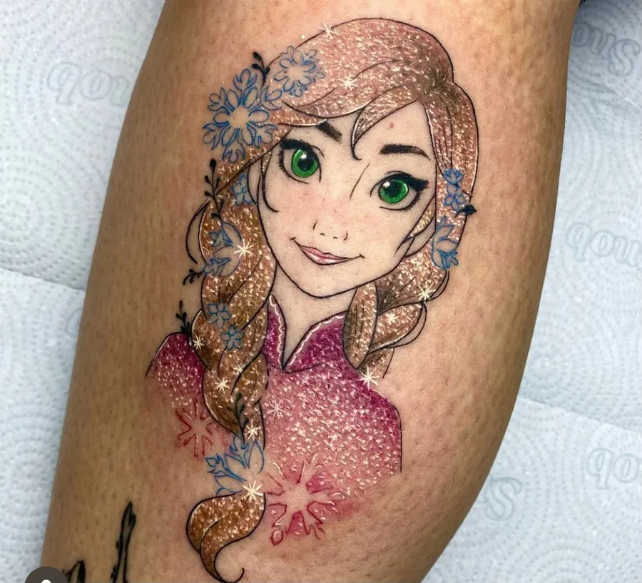 Rapunzel com glitter